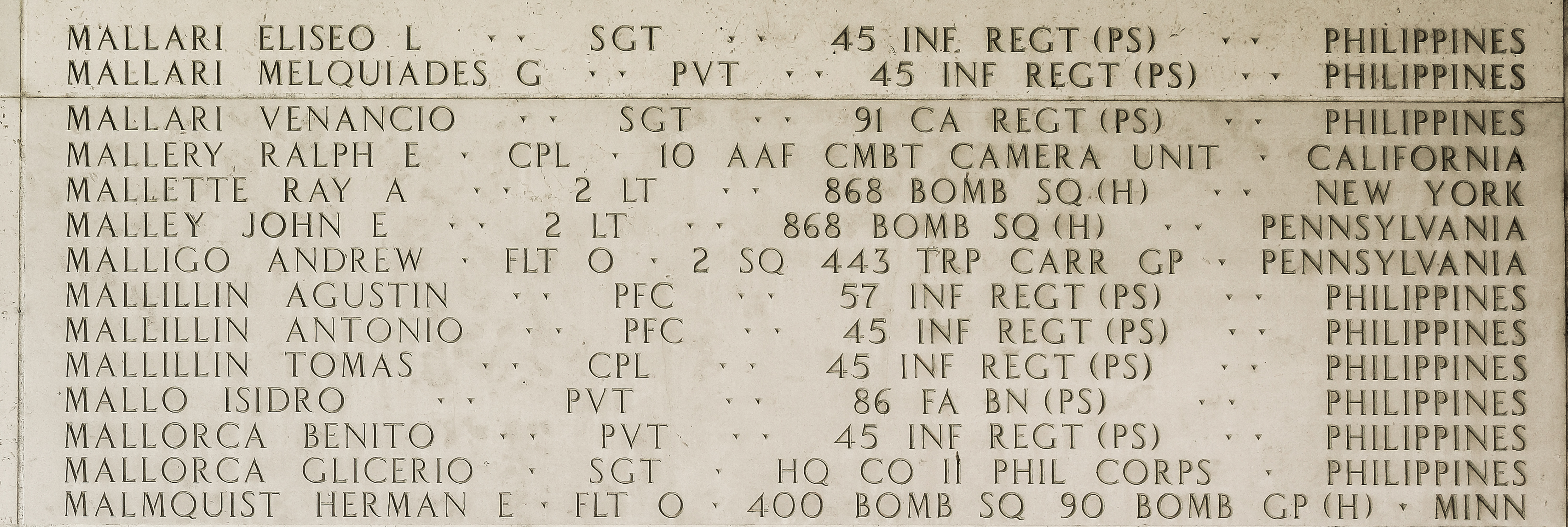 Herman E. Malmquist, Flight Officer